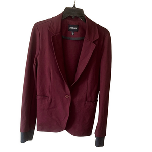 Dark Red Blazer by Betarand